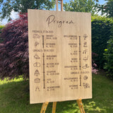 Tidsplan | 70x50cm | Flere varianter