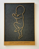 Fødselsbillede i 1:1 | 66x48cm | Flere varianter og farver