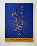 Fødselsbillede i 1:1 | 66x48cm | Flere varianter og farver