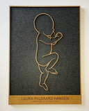 Fødselsbillede i 1:1 | 66x48cm | Flere varianter og farver