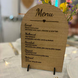 Menukort | Runding | Flere varianter