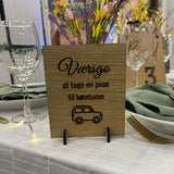 Festskilt | Værsgo | Flere varianter og størrelser