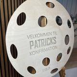 Velkomstskilt | Floorball | Ø48cm