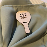 Bordkort med graveret navn | Padel | Flere varianter