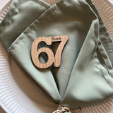 Bordkort med graveret navn | 67 | Flere varianter