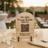 QR-skilt til deling af billeder | Runding | Flere varianter (Kopi)