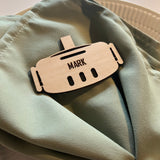 Bordkort med graveret navn | VR-briller | Flere varianter