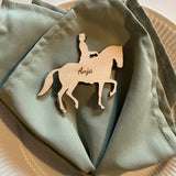 Bordkort med graveret navn | Dressur | Flere varianter