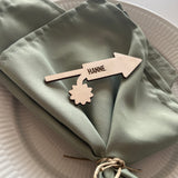 Bordkort med graveret navn | Nytårsraket | Flere varianter