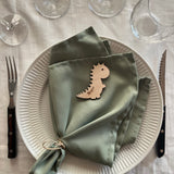 Bordkort med graveret navn | T-Rex | Flere varianter