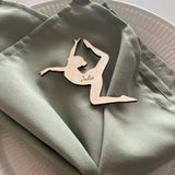 Bordkort med graveret navn | Gymnast | Flere varianter