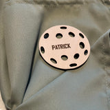 Bordkort med graveret navn | Floorball | Flere varianter