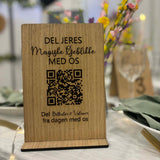 QR-skilt til deling af billeder | Flere varianter