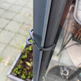 Krog til lyskæde på drivhus - Hjørnekrog