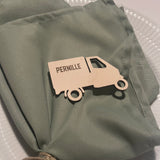 Bordkort med graveret navn | Tuk Tuk | Flere varianter