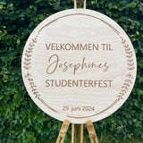 Velkomstskilt 48cm | Student | Flere varianter