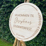 Velkomstskilt 48cm | Student | Flere varianter